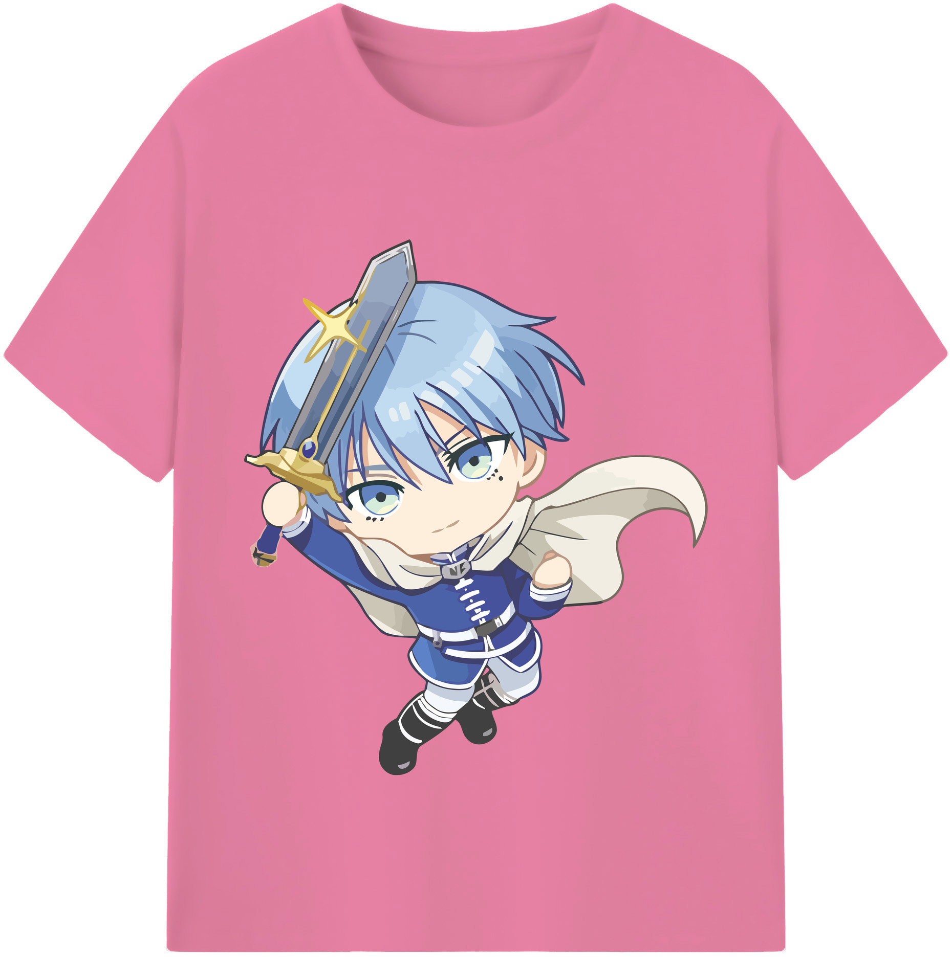 （画像用） 葬送のフリーレン Frieren 綿100％半袖Tシャツ（フロントプリント）